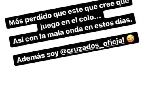El mensaje que recibió Cristián de la Fuente