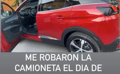 El auto de Ethan Espinoza.