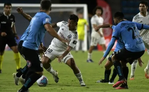 Leonardo Valencia volvió a las canchas en el último empate contra Iquique / FOTO: Agencia Uno