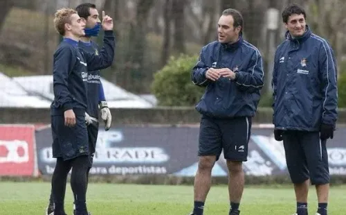 Bravo, Griezmann y Lasarte