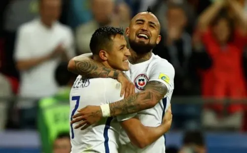 Alexis Sánchez y Arturo Vidal - Selección chilena