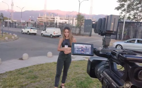 Andrea Hernández, periodista de ESPN Chile. | Foto: Cedida.