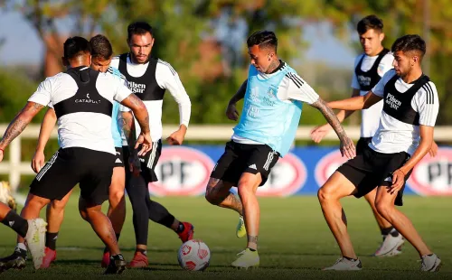 Martín Rodríguez calienta motores para hacer su reestreno / FOTO: Sebastián Órdenes / Colo Colo Oficial