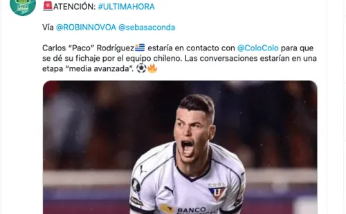 La información que llega de Ecuador