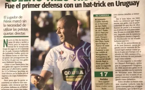 El hito de Leo Coelho | Foto: captura