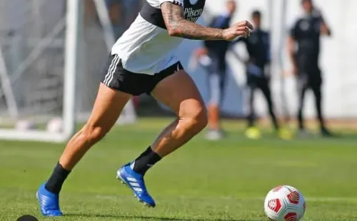 La publicación de Matías Zaldivia donde muestra su práctica de fútbol / FOTO: Instagram