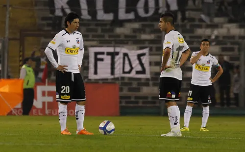 Felipe Flores junto a Jaime Valdés en Colo Colo