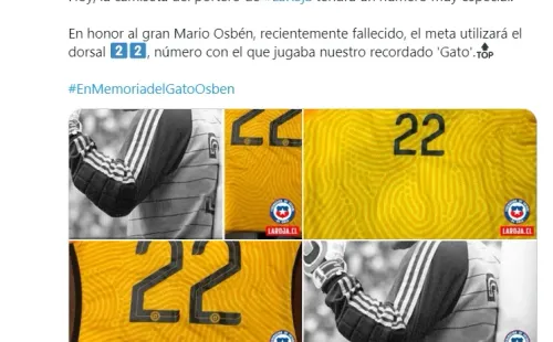 El homenaje de Braco a Osbén | Foto: captura