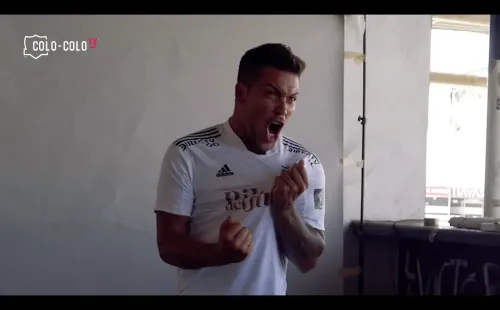 Javier Parraguez y su grito de gol