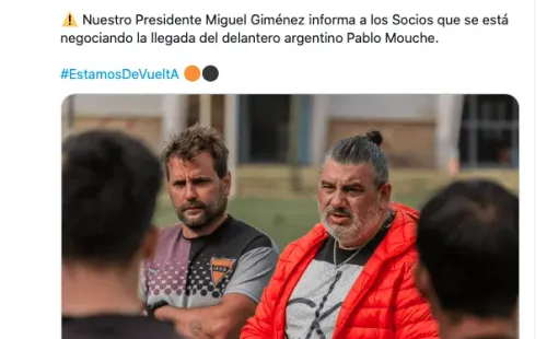 Pablo Mouche puede llegar a Uruguay