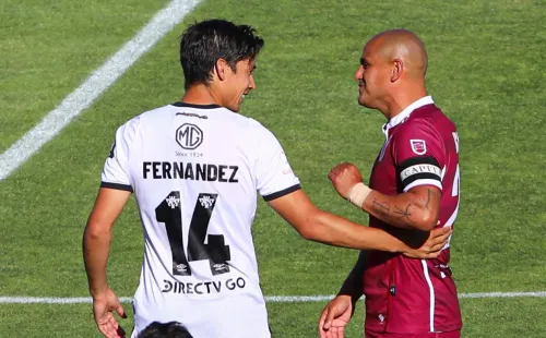 Matías Fernández y Humberto Suazo juntos