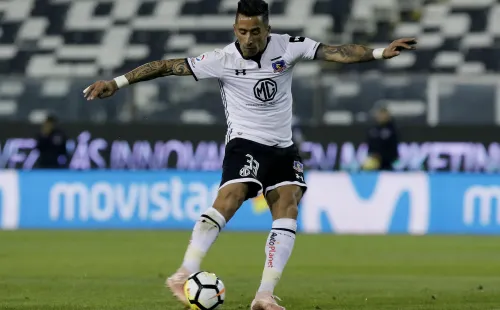 Lucas Barrios en su segundo paso por Colo Colo.