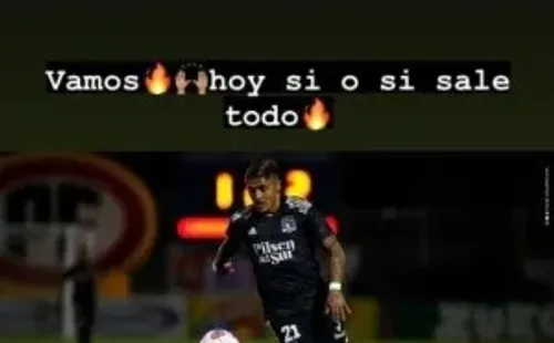 Gaete se tiene ganas hoy ante O’Higgins. | Foto: Captura.