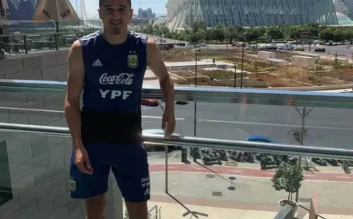 Favio Cabral en la selección argentina