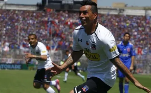 Uno de los tantos goles de Colo Colo a la Un en el Monumental