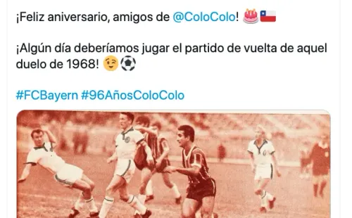 El saludo del Bayern Munich