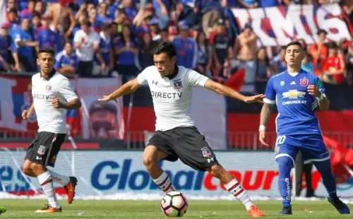 Gabriel Suazo todavía no sabe lo que es perder ante Universidad de Chile en Superclásicos. | Foto: Agencia UNO.
