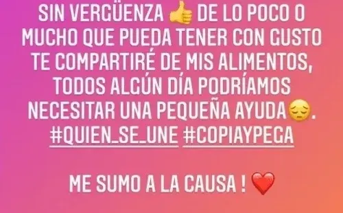 El mensaje solidario de Juan Carlos Gaete | Foto: captura