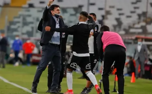 Gustavo Quinteros vive días felices en el Monumental / FOTO: Agencia Uno