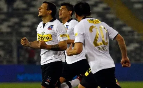 Emiliano Vecchio en su primera temporada con la camiseta de Colo Colo. | Foto: Agencia UNO.