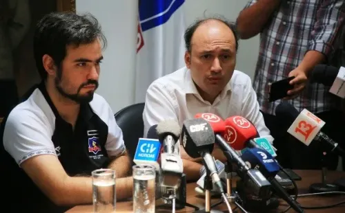 Edmundo Valladares post reunión de directorio