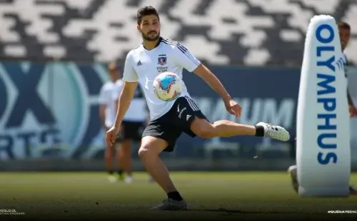 Nicolás Blandi trabaja para volver a ser considerado / FOTO: Colo Colo Oficial