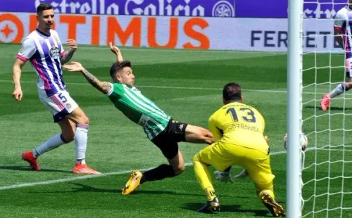 Ruibal adelantó al Betis | Fuente: Twitter Betis.