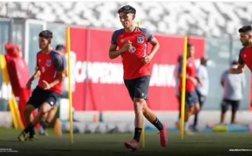 Dylan Portilla entrena desde el año pasado con el primer equipo | Foto: Colo Colo Oficial.