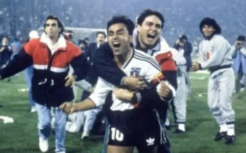 Marcelo Oyarzún junto a Jaime Pizarro en 1991.