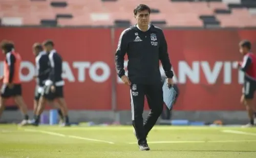 Quinteros tiene clara sus metas para este 2021: Luchar por el título y clasificara la Copa Libertadores. | Foto: Colo Colo.