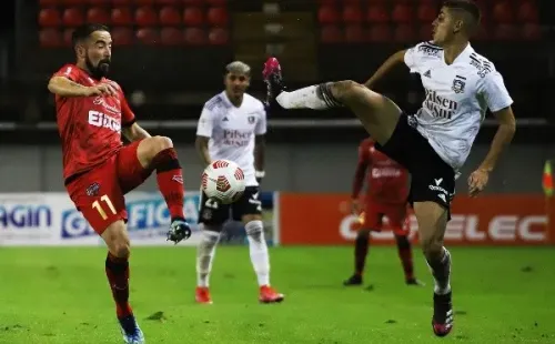 Bruno Gutiérrez debutó con Colo Colo en la derrota ante Ñublense / FOTO: Agencia Uno
