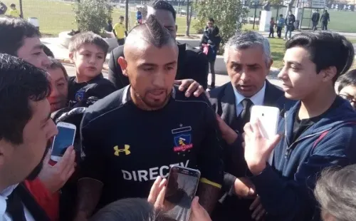 Arturo Vidal en Colo Colo