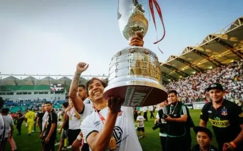 Tras retornar a su casa, en 2020 Matías levantó la Copa Chile tras derrotar por 2 a 1 a la U en la final. Fuente: Guille Salazar.