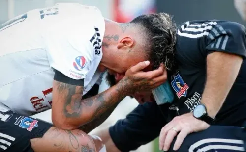 Martín Rodríguez se lesionó en el último Superclásico / FOTO: Colo Colo Oficial