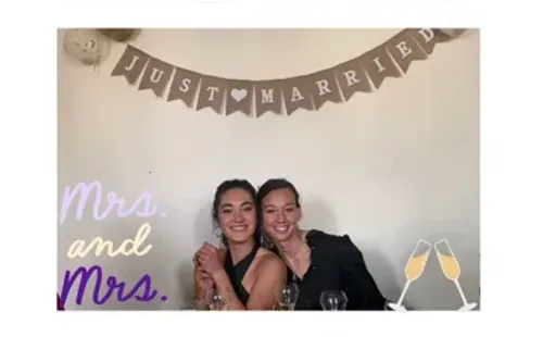 Endler junto a su esposa | Foto: captura