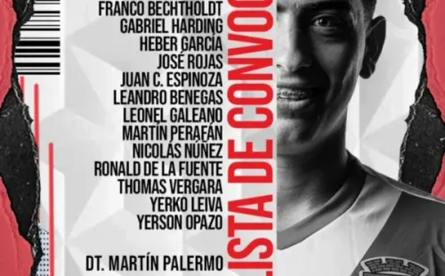 Cabral y su primera nómina en el fútbol nacional. Fuente: Twitter Curicó Unido.