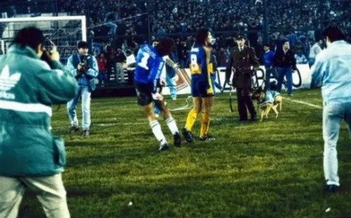 Navarro Montoya tras ser atacado por Ron. Fuente: Archivo.