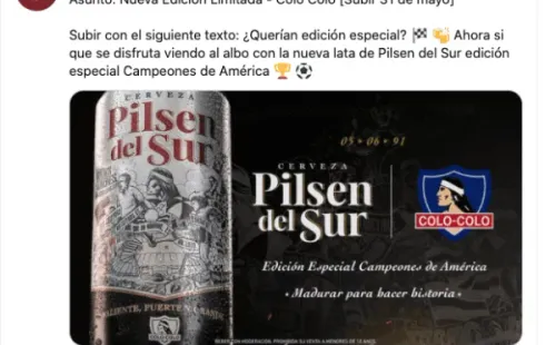 ¿Nueva lata de Colo Colo?