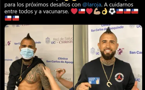 El Rey está feliz con la vacuna contra el Covid-19.