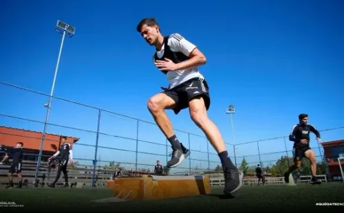 Miiko Albornoz trabaja de forma individualizada | Foto: Colo Colo Oficial