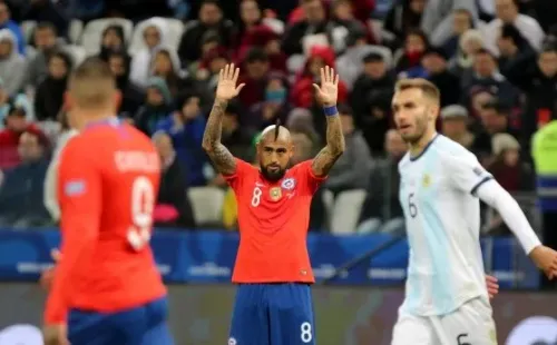 Arturo Vidal se perderá esta doble fecha eliminatoria ante Argentina y Bolivia. | Foto: Agencia UNO.