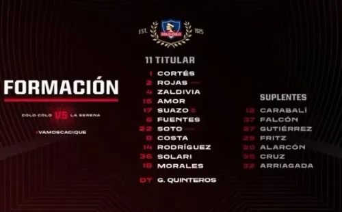 Los 11 de Colo Colo.