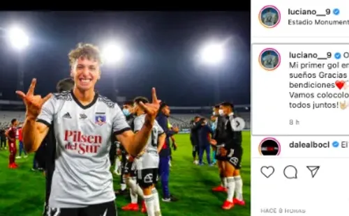 El mensaje de Luciano Arriagada.