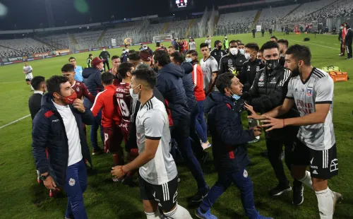 Incidentes Colo Colo vs La Serena | Foto: Agencia Uno