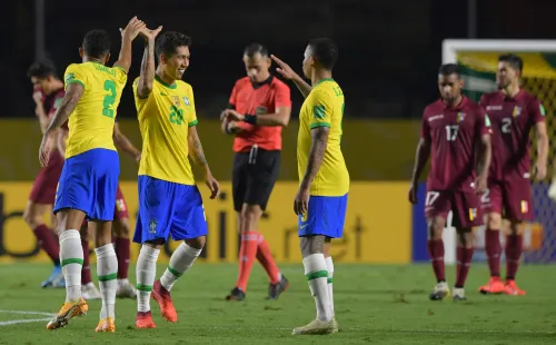 Brasil venció 1-0 a Venezuela en su último partido oficial entre ambos. | Foto: Getty Images.