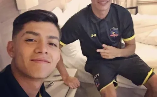 Cristián Gutiérrez y Gabriel Suazo en Colo Colo