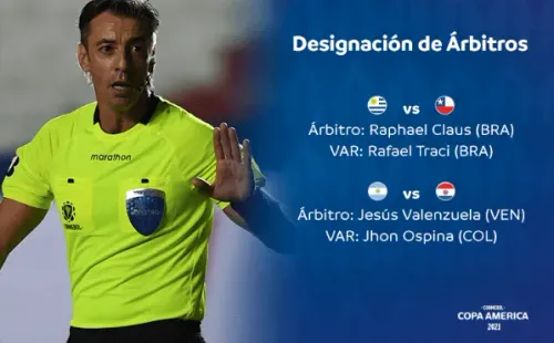 Conmebol ya designó a los árbitros de la tercera fecha del Grupo A. Fuente: Conmebol.