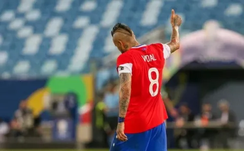 Arturo Vidal no tuvo su mejor partido y fue reemplazado / FOTO: Agencia Uno