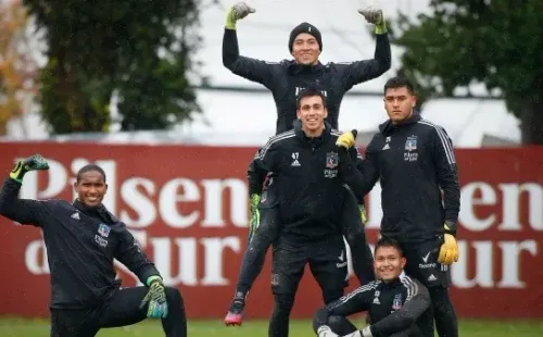 Martín junto a Omar, Brayan, Julio y Eduardo
