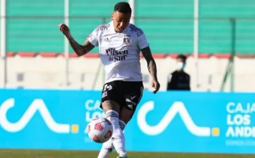 Martín Rodríguez anotó la apertura de la cuenta para Colo Colo ante Palestino | Foto: Agencia Uno